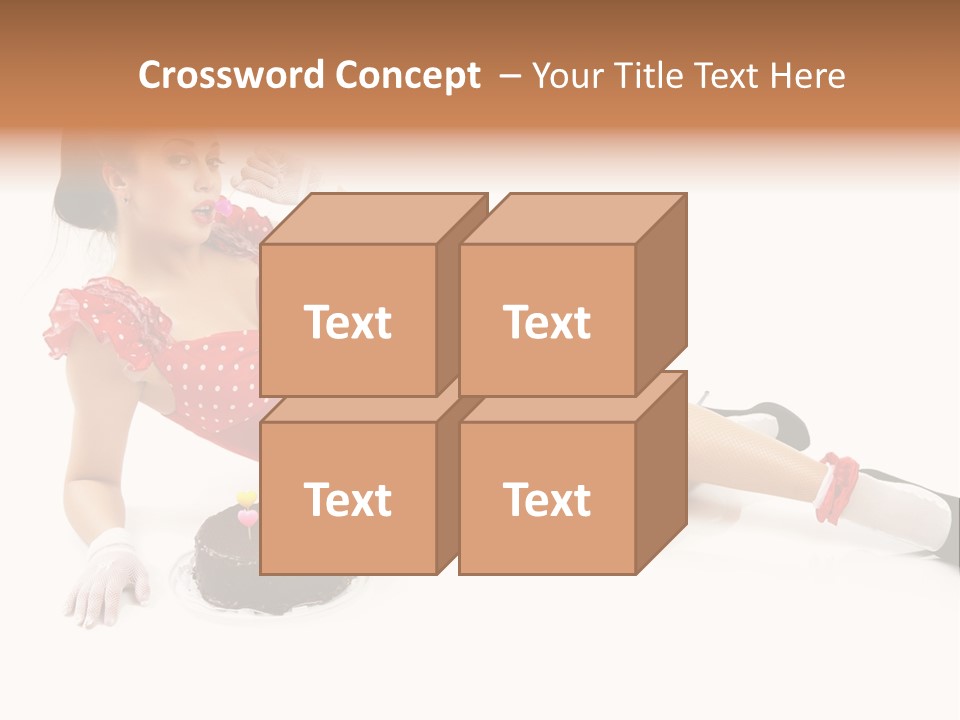 Shape Legs White PowerPoint Template