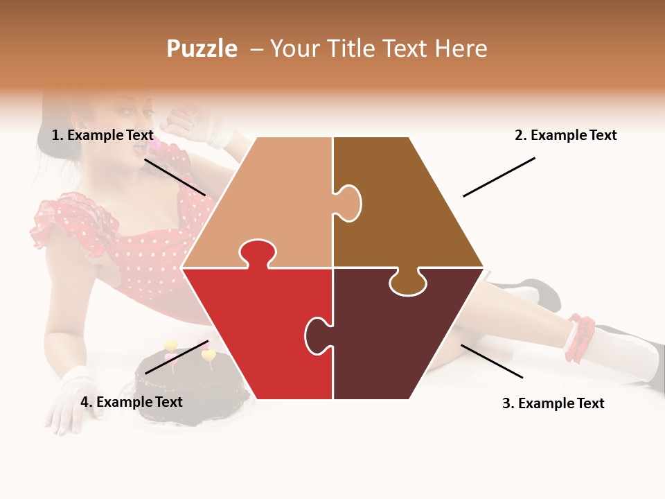 Shape Legs White PowerPoint Template