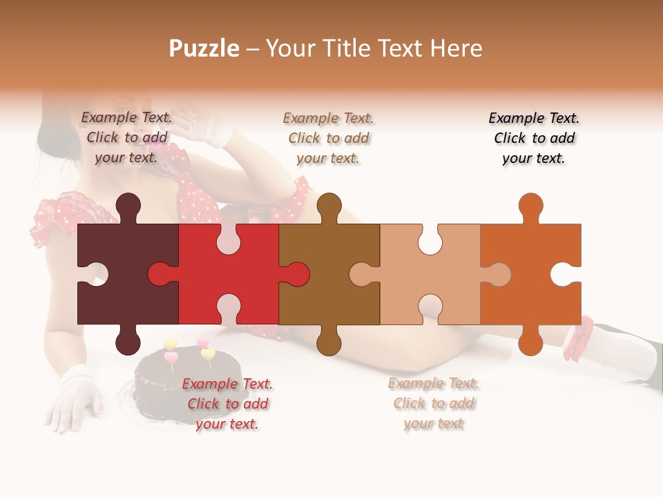 Shape Legs White PowerPoint Template