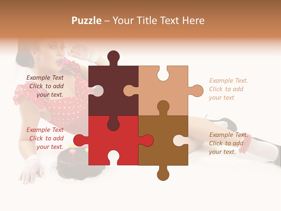 Shape Legs White PowerPoint Template