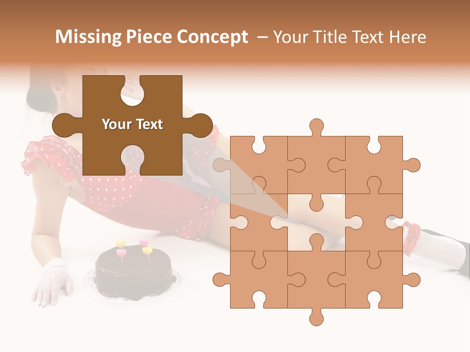 Shape Legs White PowerPoint Template