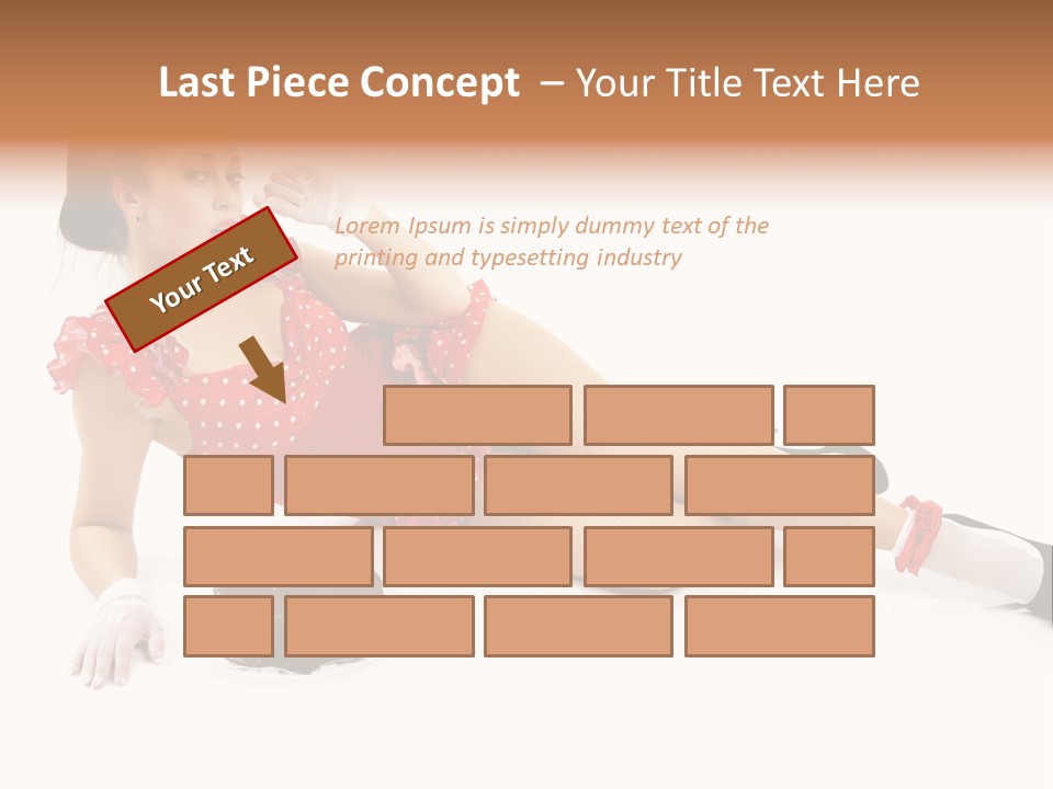 Shape Legs White PowerPoint Template