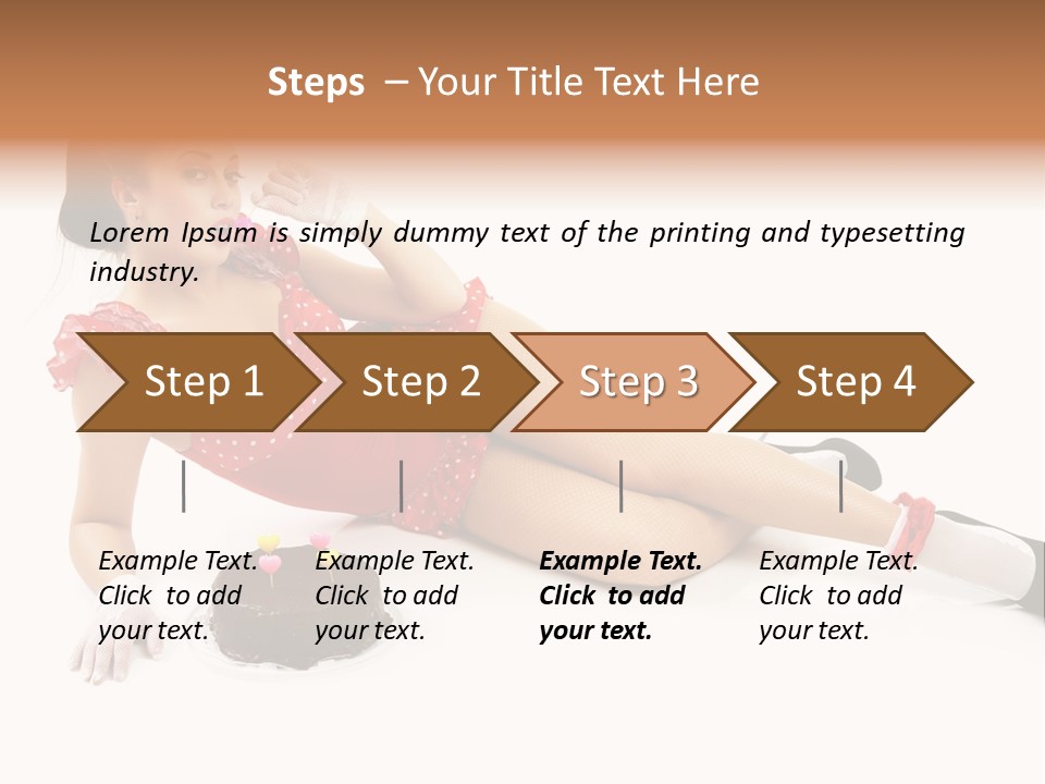 Shape Legs White PowerPoint Template