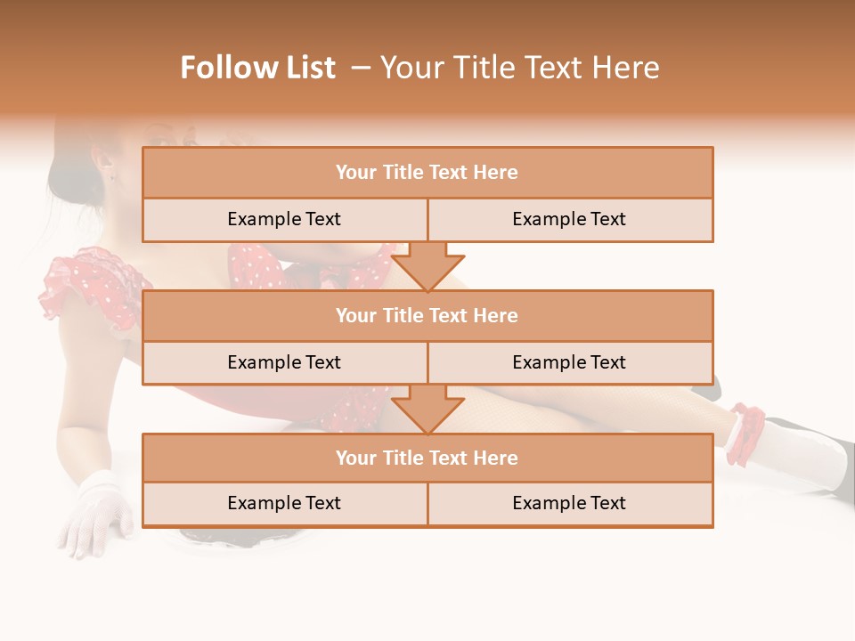 Shape Legs White PowerPoint Template