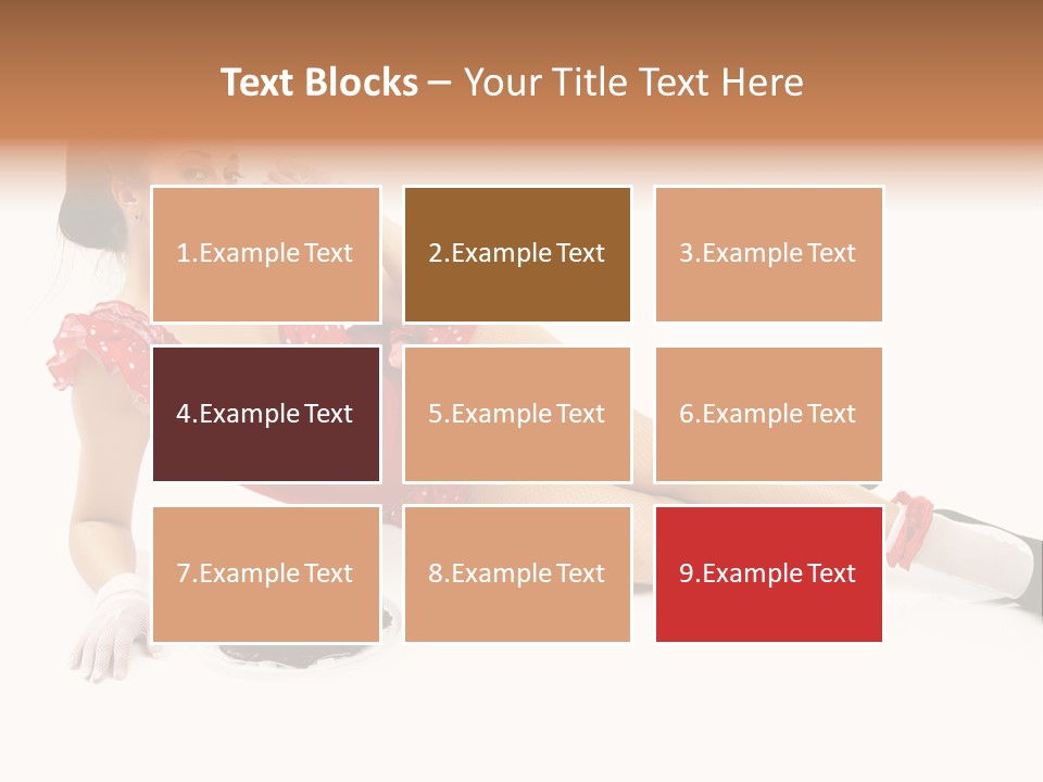 Shape Legs White PowerPoint Template