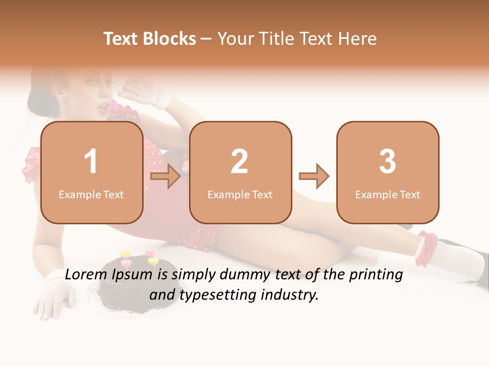 Shape Legs White PowerPoint Template