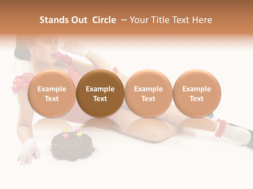 Shape Legs White PowerPoint Template