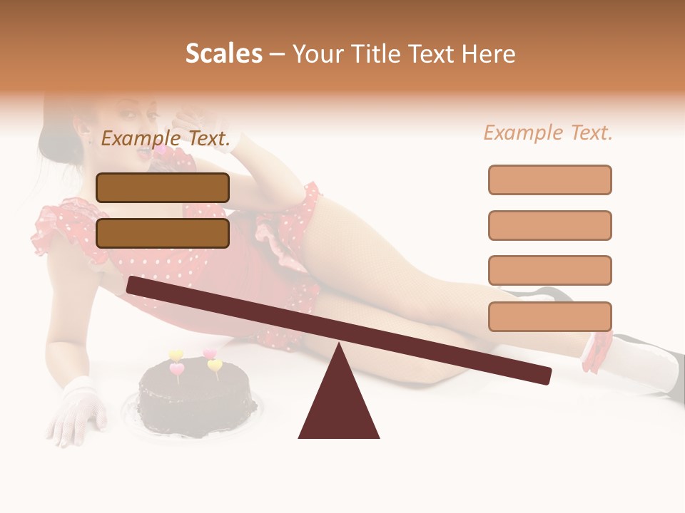 Shape Legs White PowerPoint Template