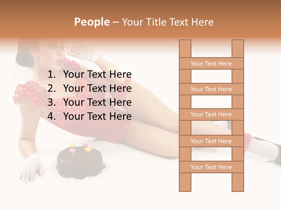 Shape Legs White PowerPoint Template