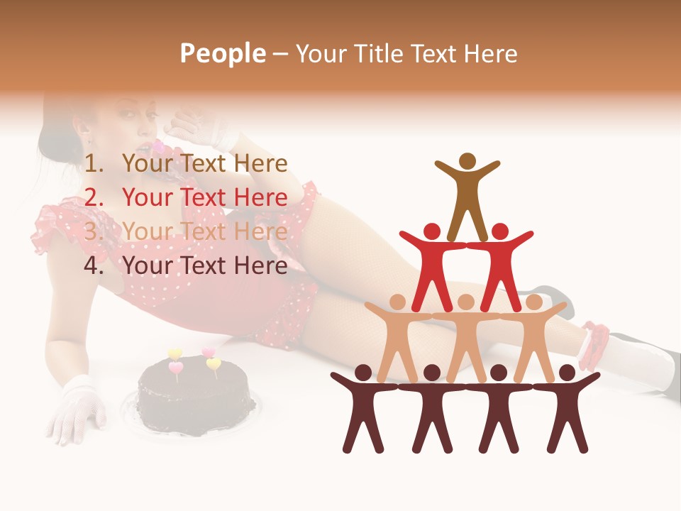Shape Legs White PowerPoint Template
