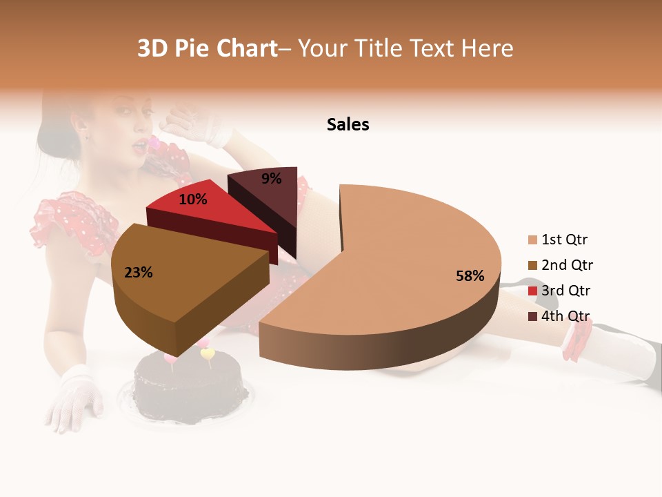 Shape Legs White PowerPoint Template