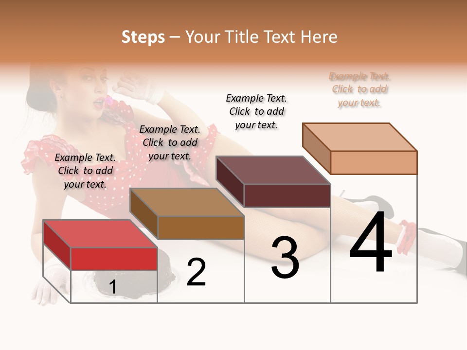 Shape Legs White PowerPoint Template