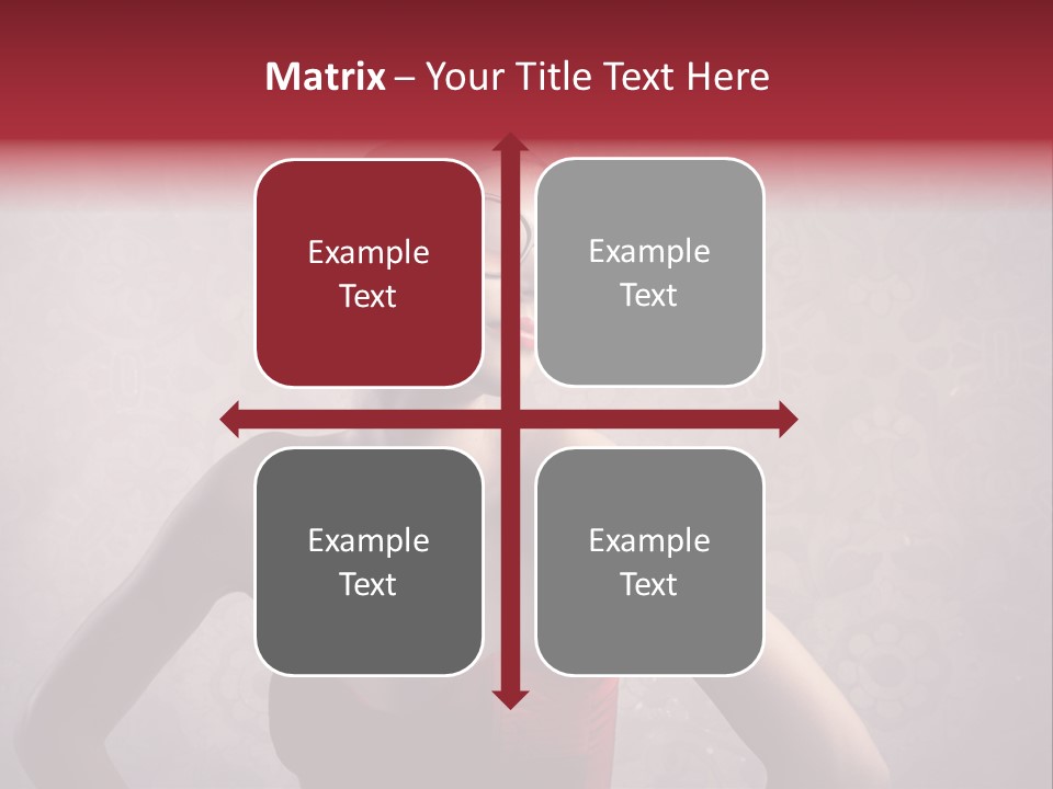 Young Background Dress PowerPoint Template