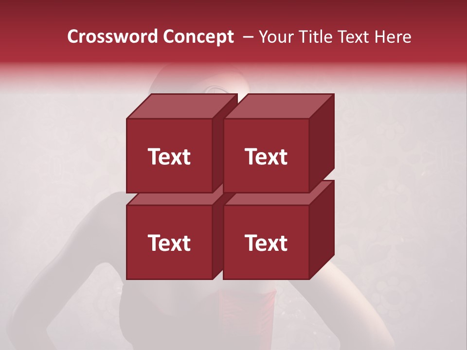 Young Background Dress PowerPoint Template