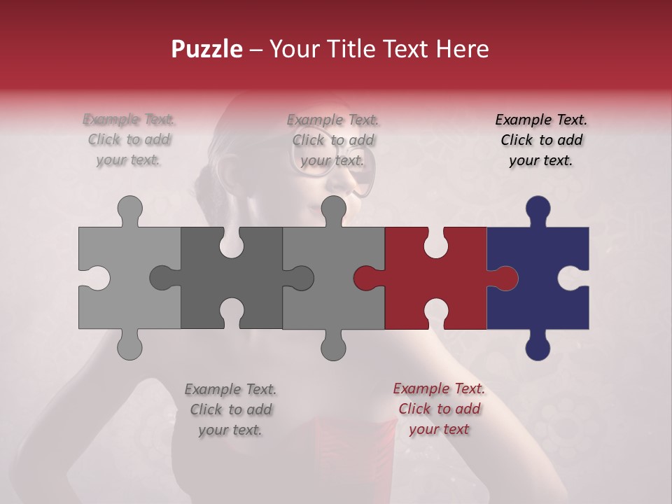 Young Background Dress PowerPoint Template