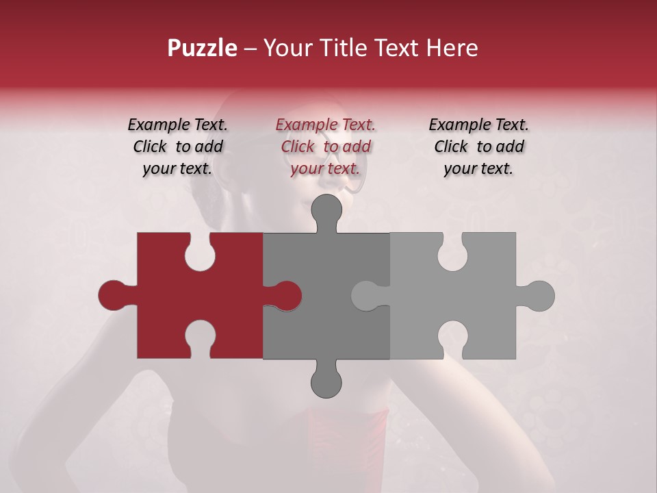 Young Background Dress PowerPoint Template