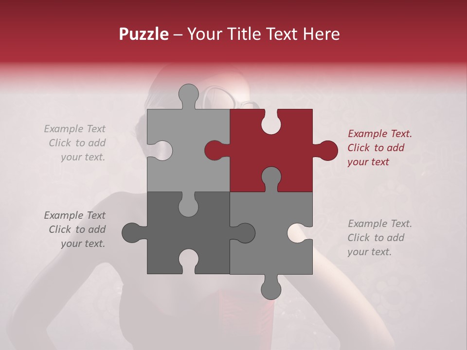 Young Background Dress PowerPoint Template