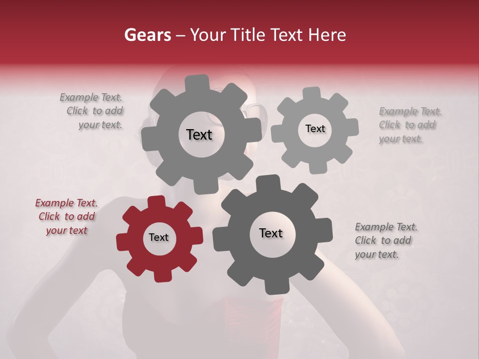 Young Background Dress PowerPoint Template