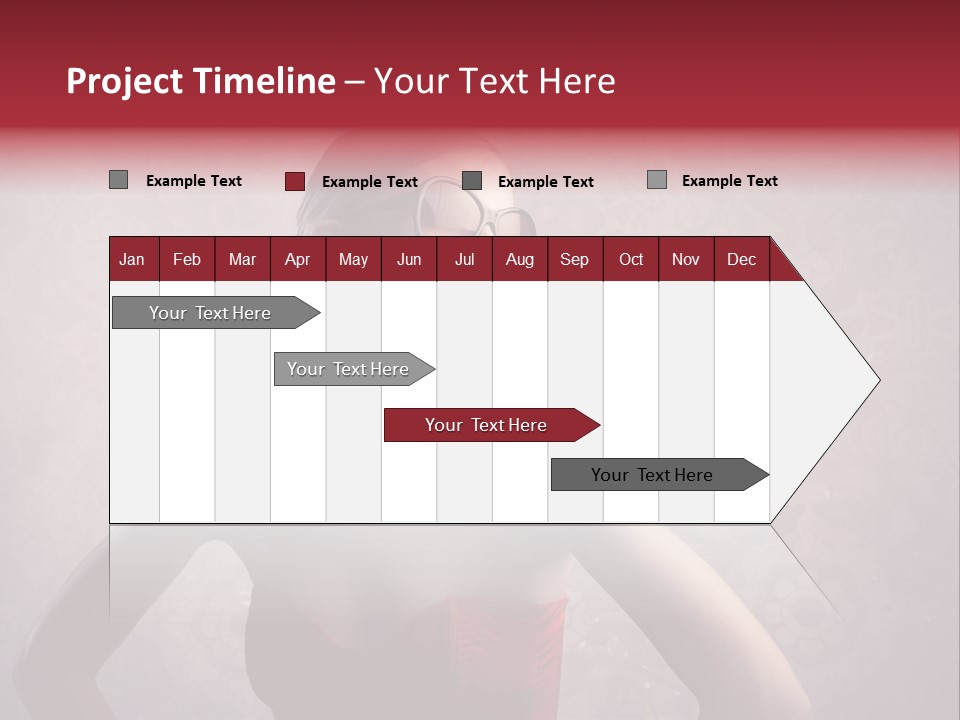Young Background Dress PowerPoint Template