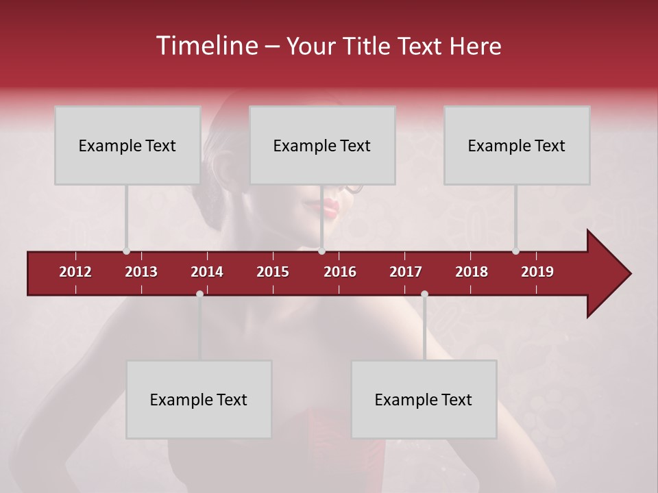 Young Background Dress PowerPoint Template