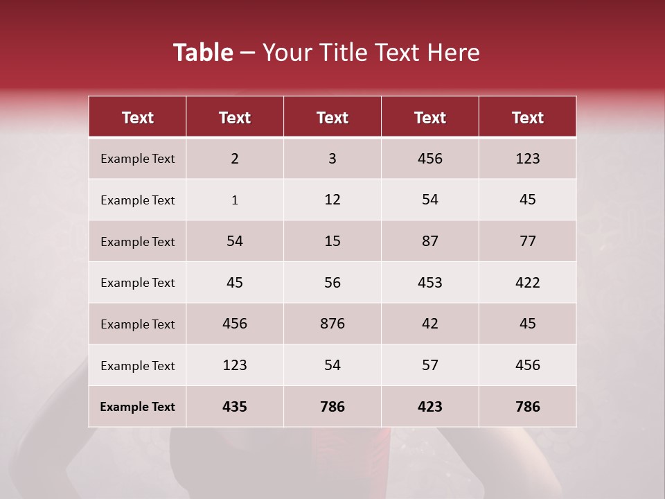 Young Background Dress PowerPoint Template