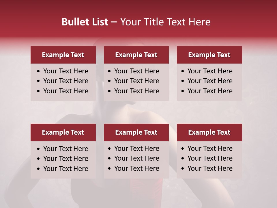 Young Background Dress PowerPoint Template