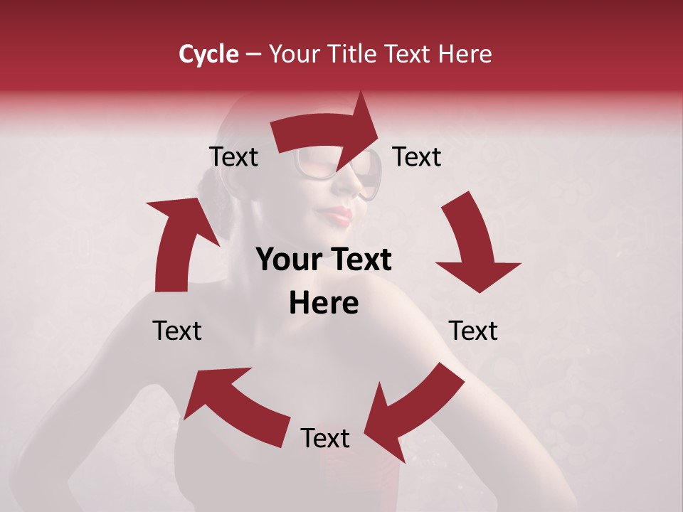 Young Background Dress PowerPoint Template