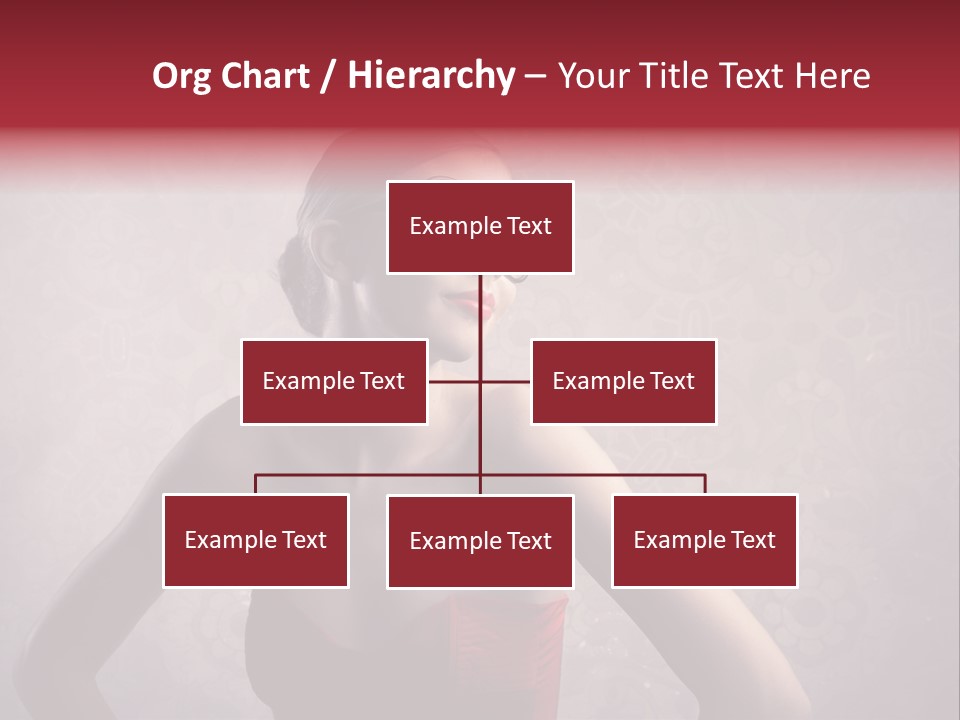 Young Background Dress PowerPoint Template