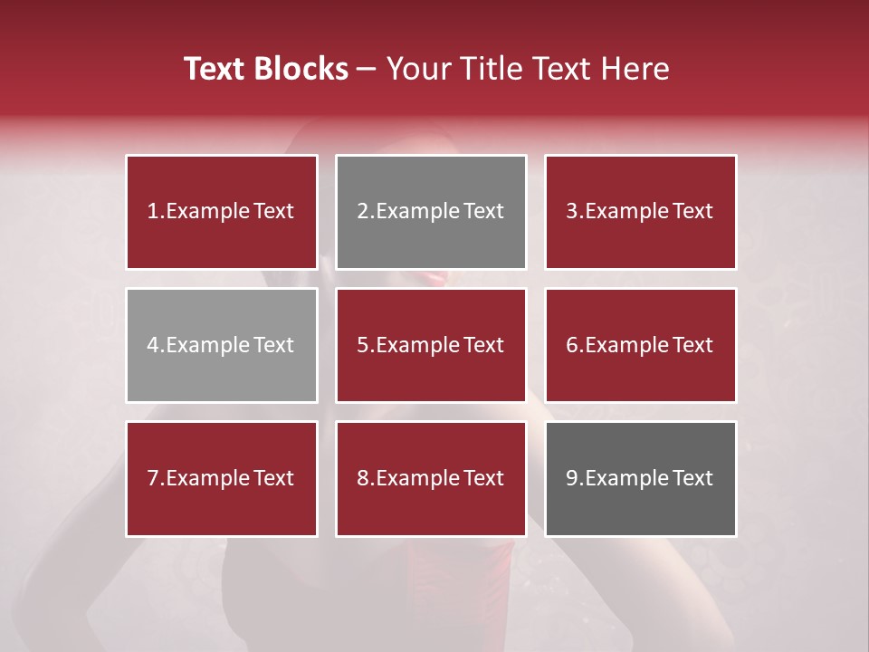 Young Background Dress PowerPoint Template