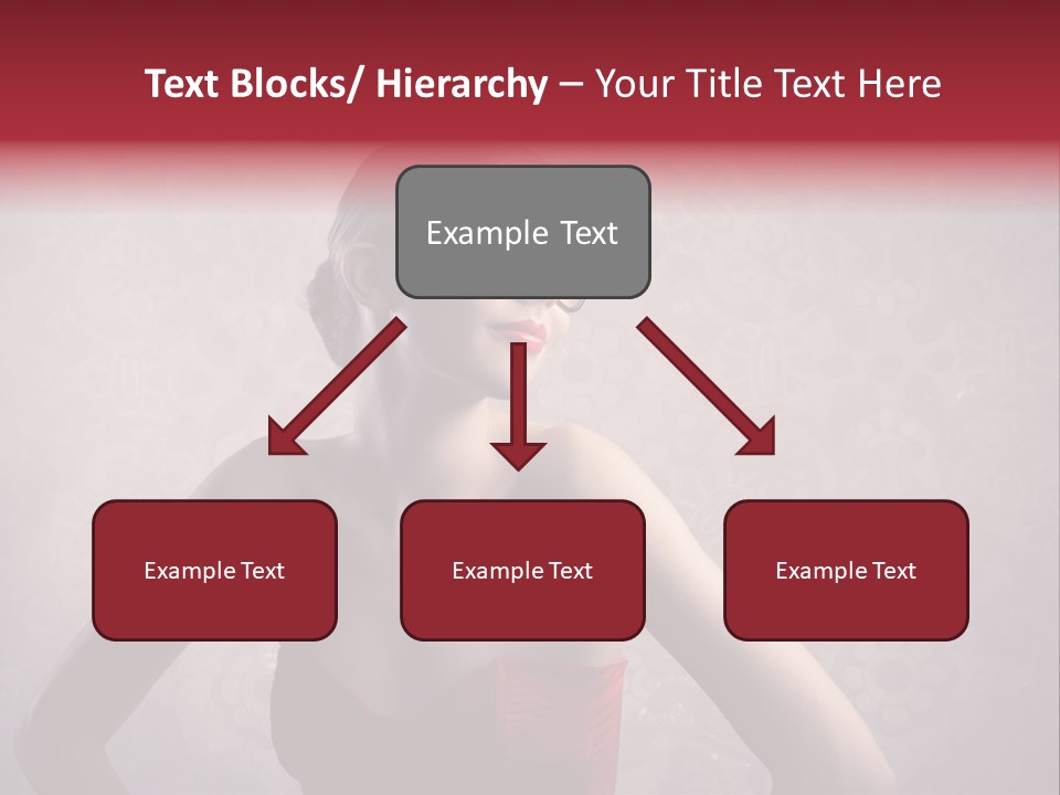 Young Background Dress PowerPoint Template