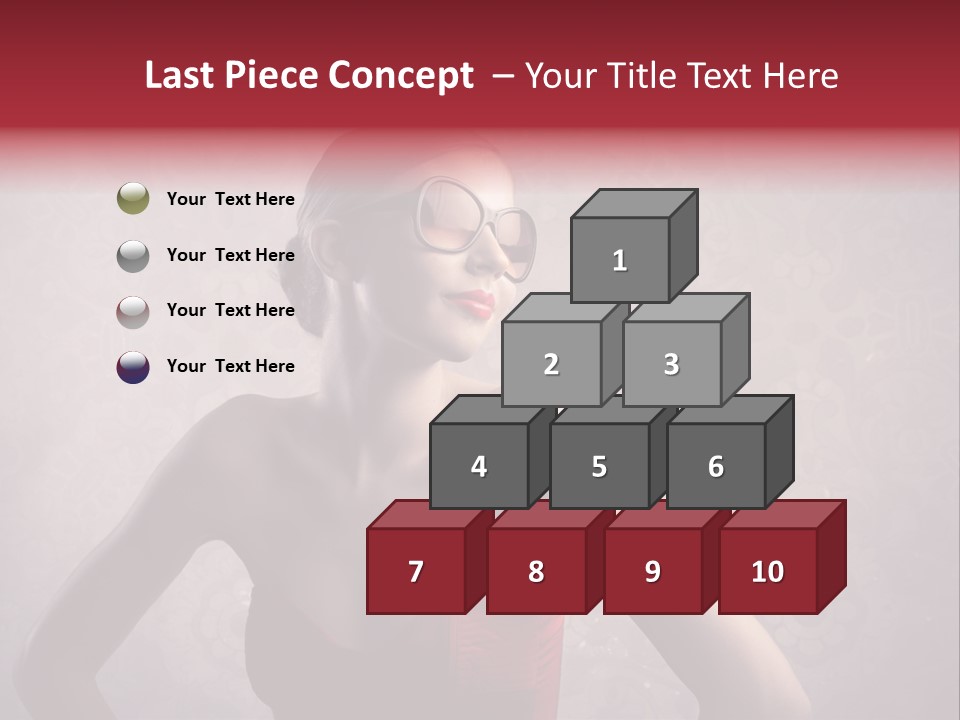 Young Background Dress PowerPoint Template