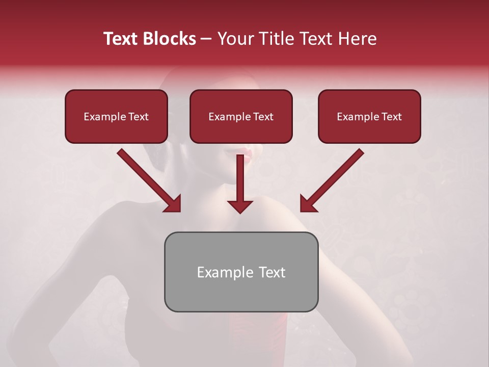 Young Background Dress PowerPoint Template