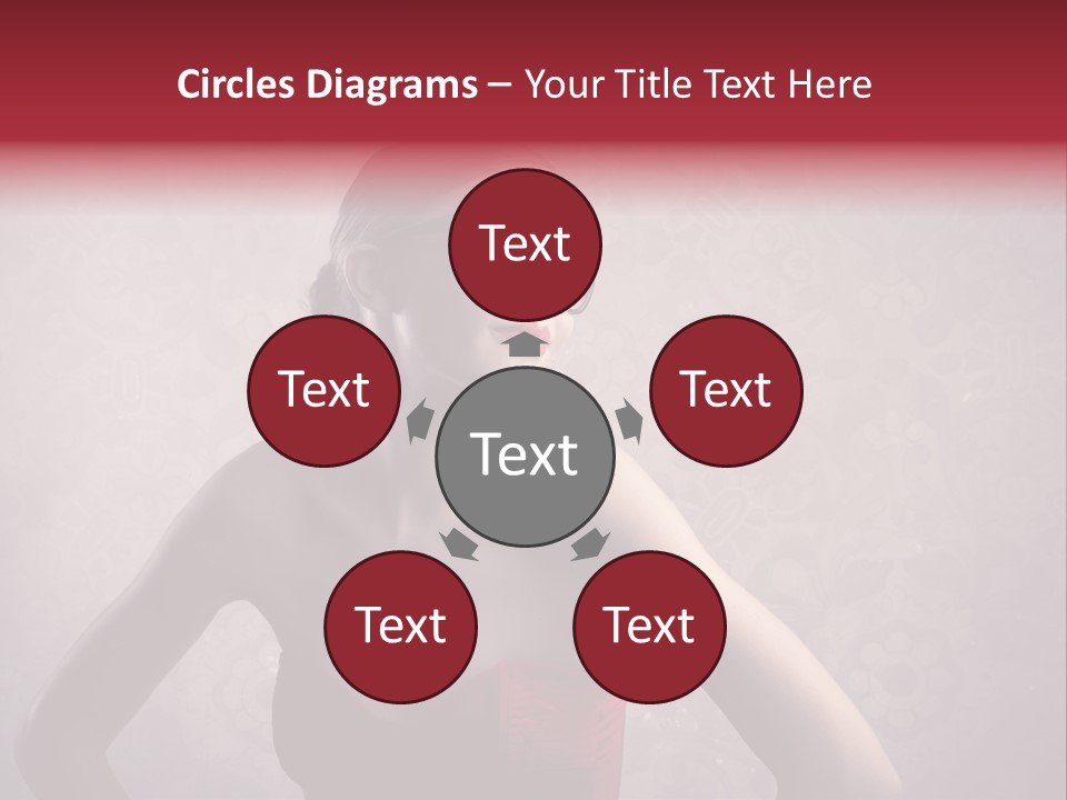 Young Background Dress PowerPoint Template