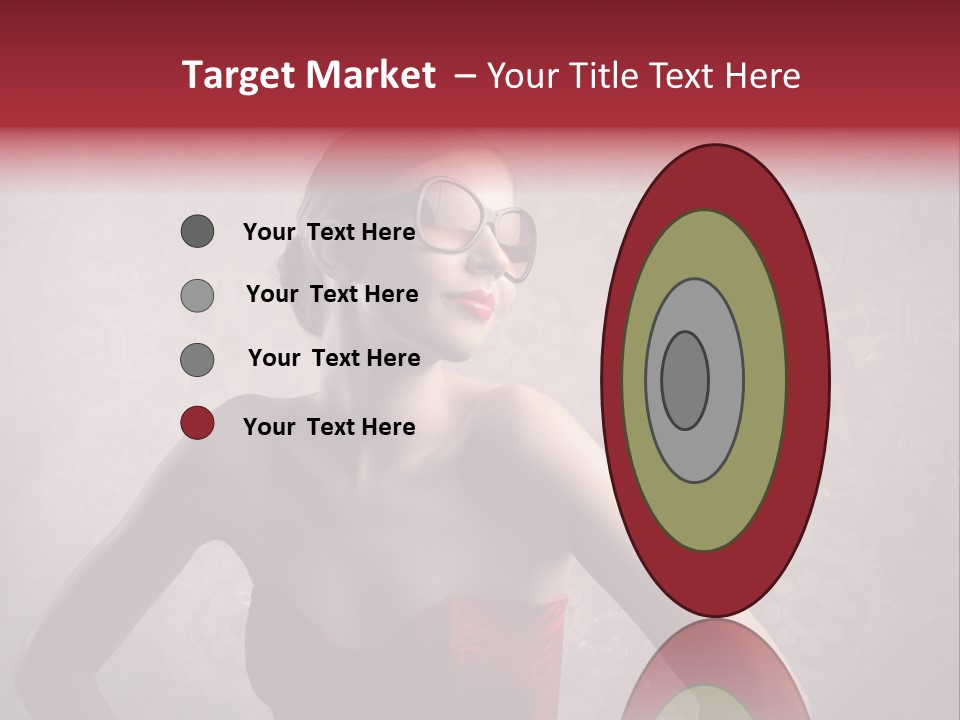 Young Background Dress PowerPoint Template