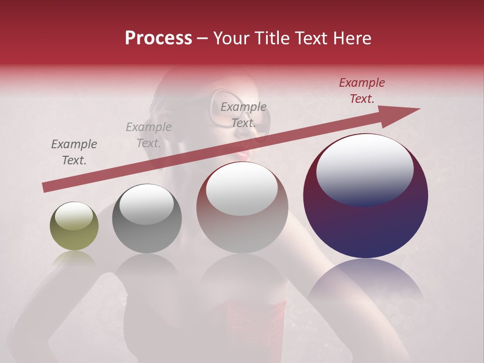 Young Background Dress PowerPoint Template