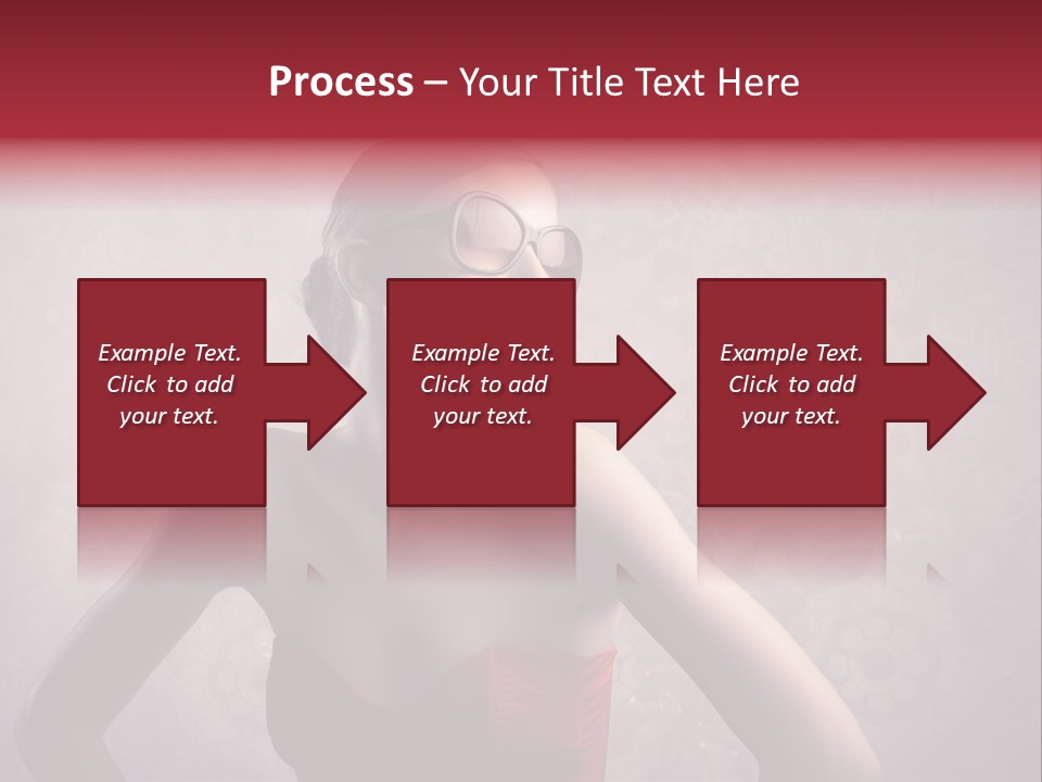 Young Background Dress PowerPoint Template