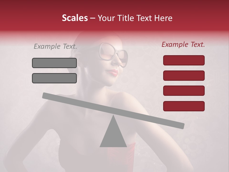 Young Background Dress PowerPoint Template