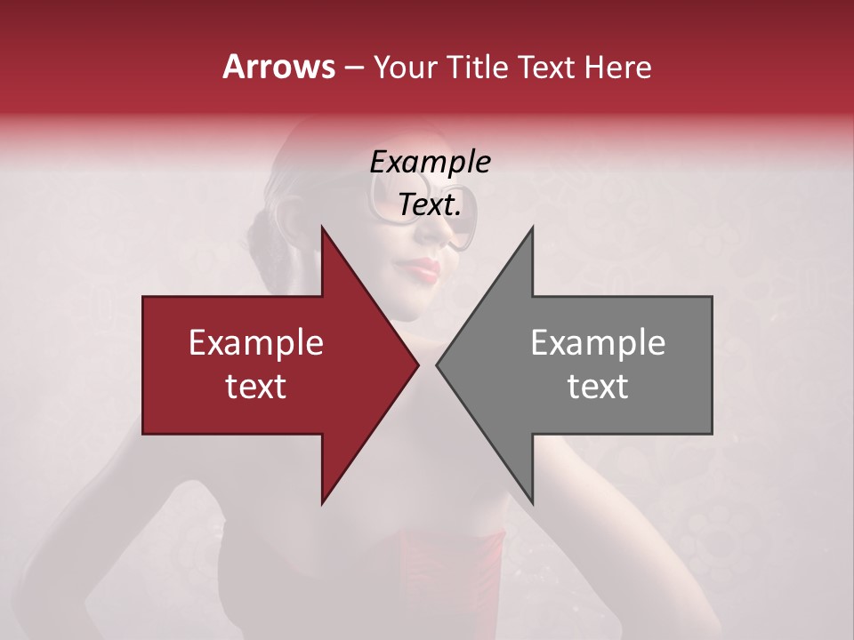 Young Background Dress PowerPoint Template