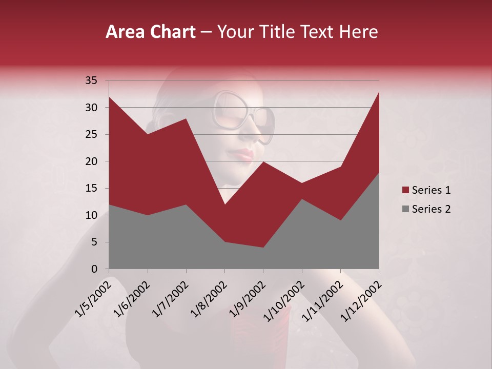 Young Background Dress PowerPoint Template