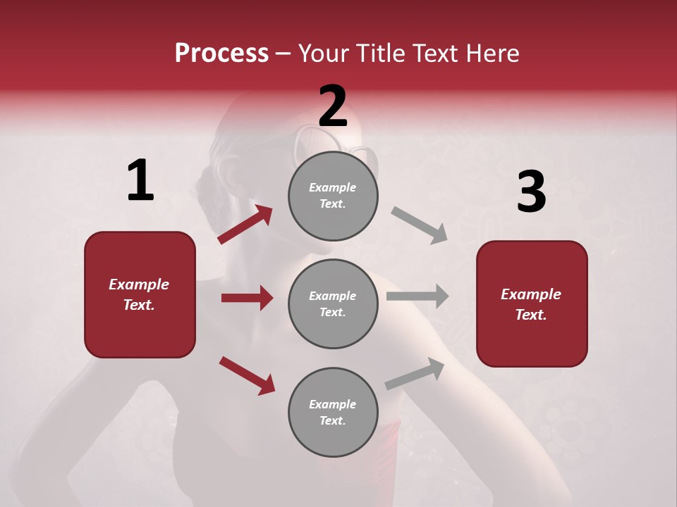 Young Background Dress PowerPoint Template