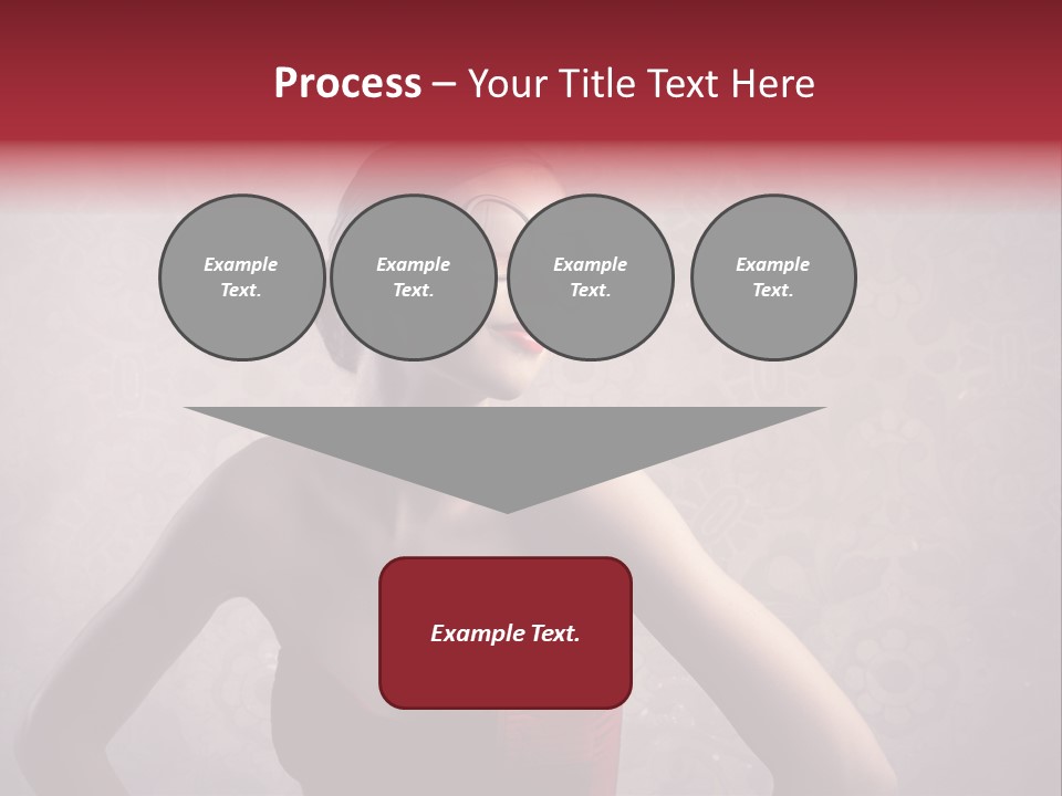 Young Background Dress PowerPoint Template