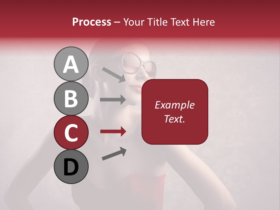 Young Background Dress PowerPoint Template