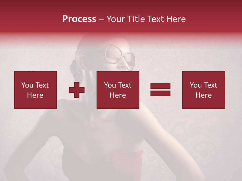 Young Background Dress PowerPoint Template