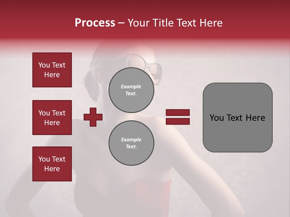 Young Background Dress PowerPoint Template