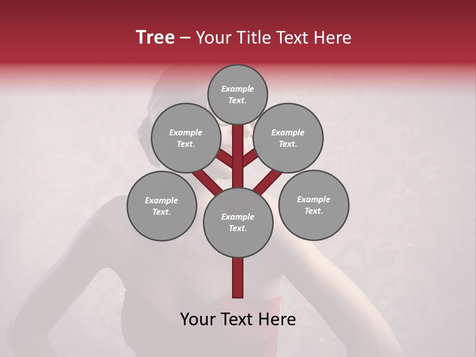 Young Background Dress PowerPoint Template