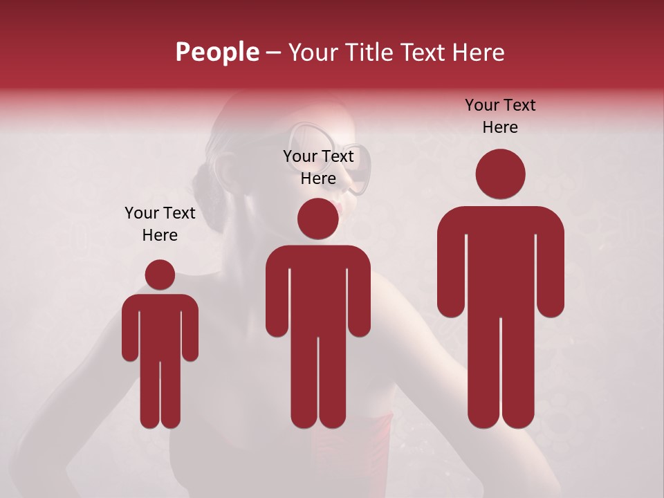 Young Background Dress PowerPoint Template