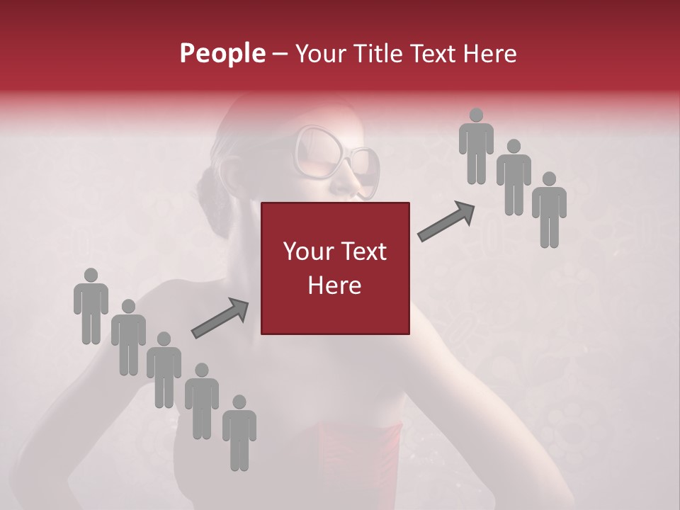 Young Background Dress PowerPoint Template