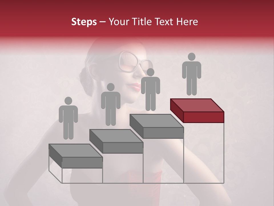 Young Background Dress PowerPoint Template