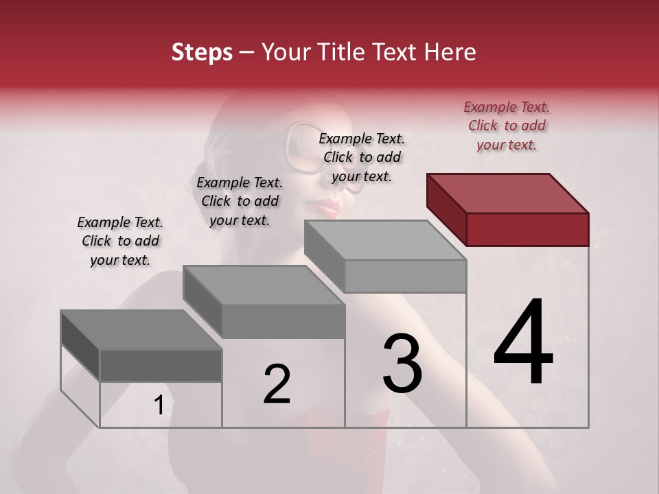 Young Background Dress PowerPoint Template