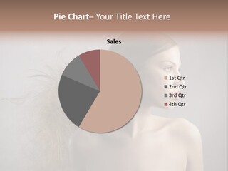 Naked Hairstyle Girl PowerPoint Template